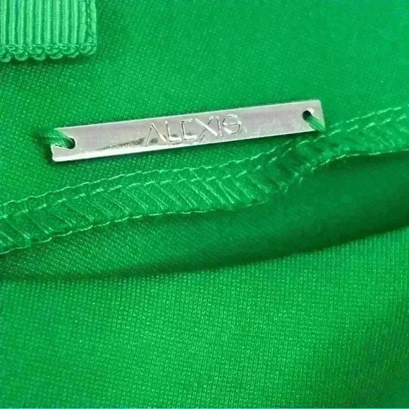 Alexis Royale One Shoulder Midi Dres in Jade Size XSmall - Picture 11 of 13